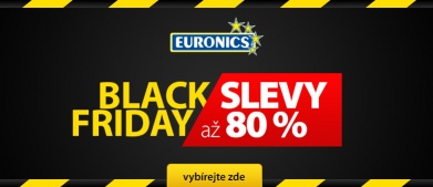 Black Friday v Euronics – slevy až 80%!