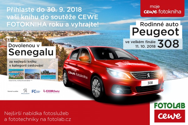 Soutěž s Fotolab o Peugeot 308, zájezd do Senegalu a další ceny!