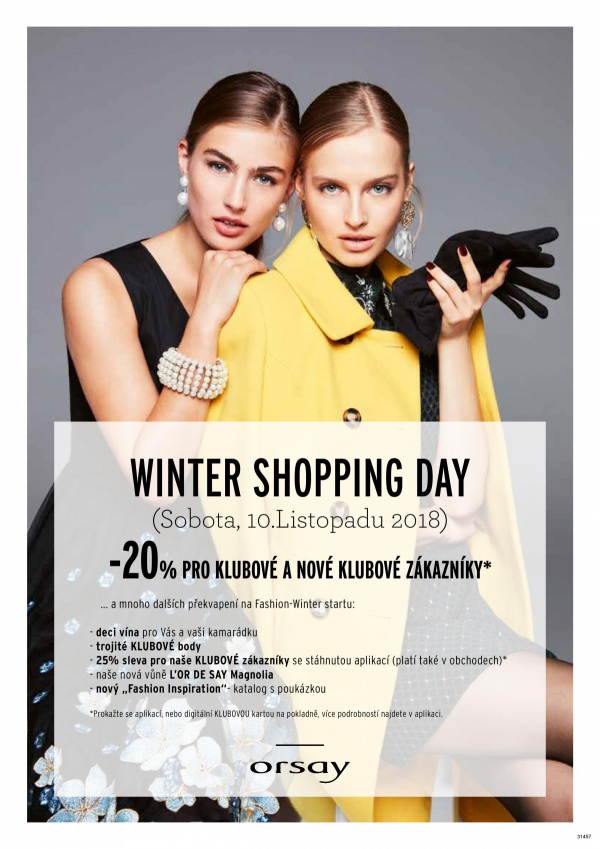 Winter Shopping Day v Orsay v sobotu 10. listopadu!