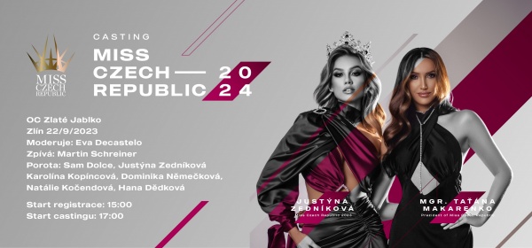 Casting MISS CZECH REPUBLIC 2024