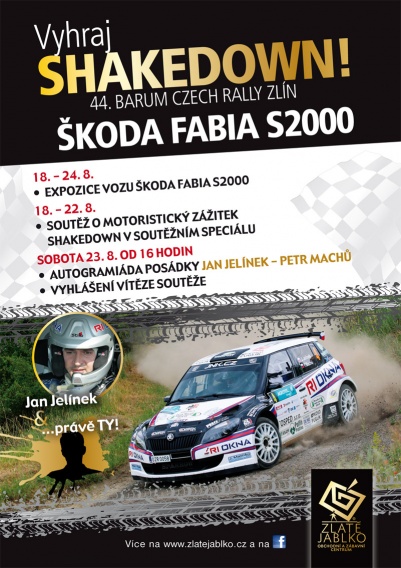Vyhraj SHAKEDOWN na trati Barum Rally 2014