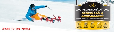 Profesionální servis lyží a snowboardů v Intersport