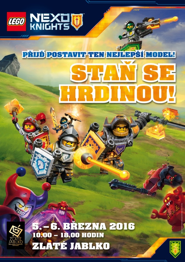 LEGO Nexo Knights 5. a 6. března v Jablku