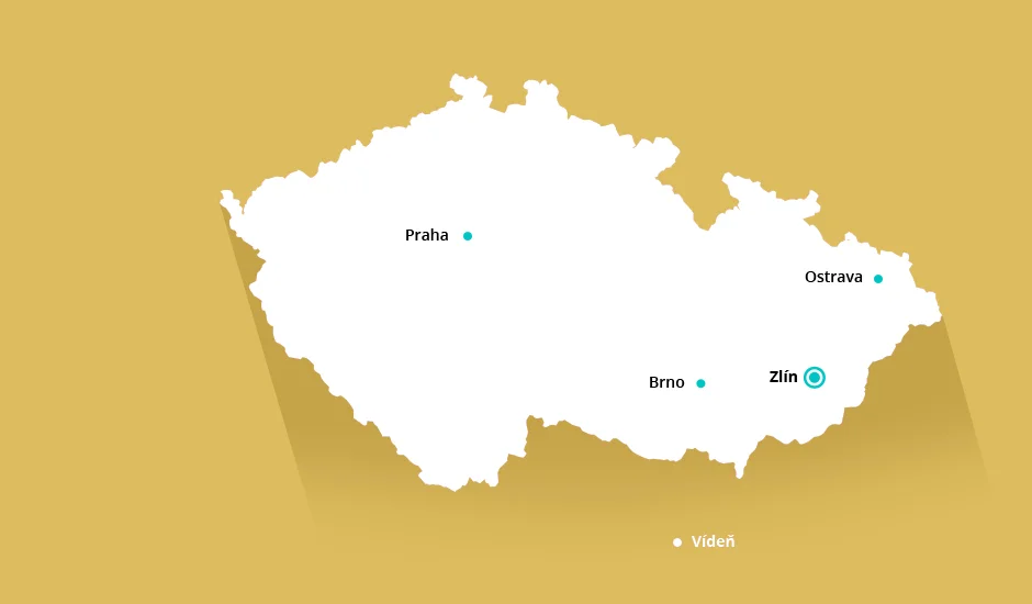 Mapa ČR