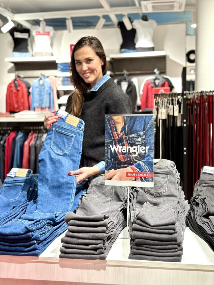 Wrangler nově v EXE JEANS