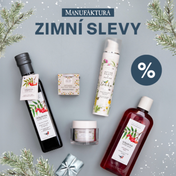 MANUFAKTURA ZIMNÍ SLEVY AŽ 20 %