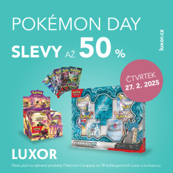 POKÉMON DAY v knihkupectví Luxor!