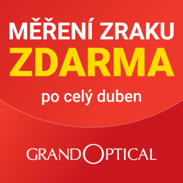 Měření zraku zdarma v GrandOptical!