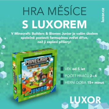 Herní tip z LUXORU: Minecraft Builders & Biomes Junior
