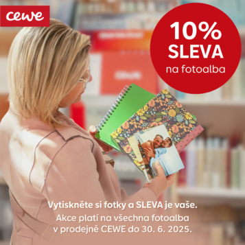 Získejte 10% SLEVU na fotoalba!
