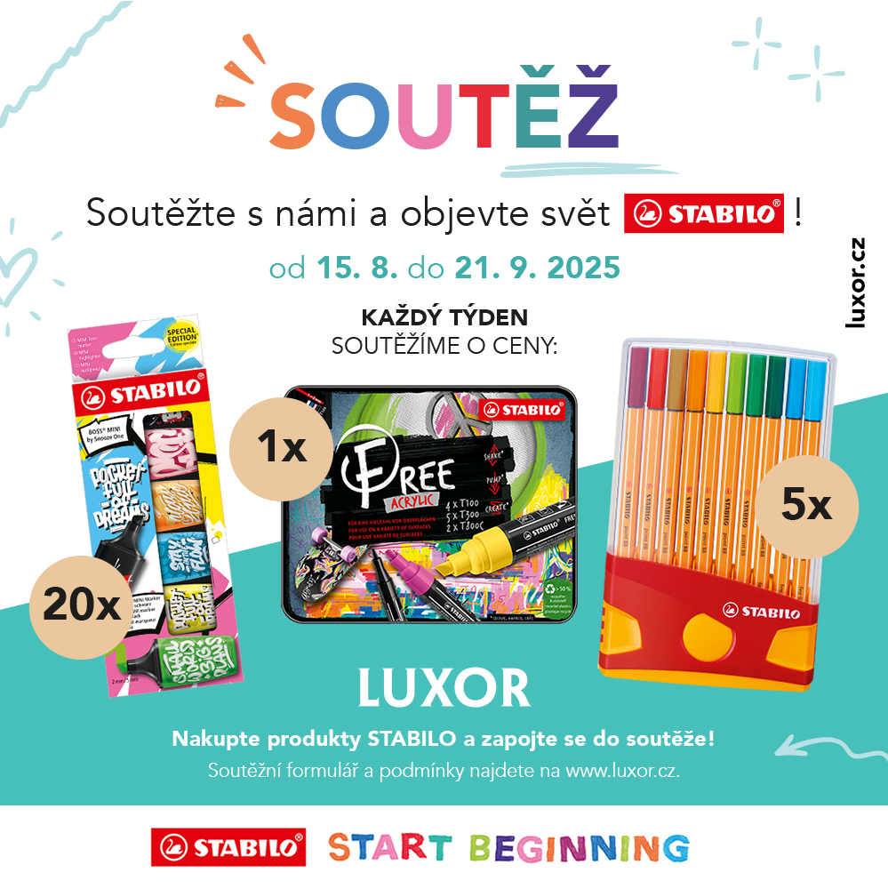 Soutěžte s námi a objevte svět STABILO!