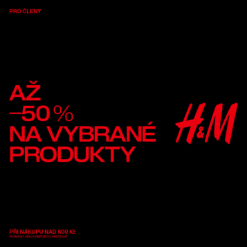 21. – 30. 11. 2025 Black Week v H&M