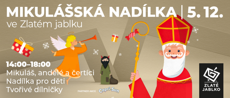 Mikulášská nadílka ve Zlatém jablku!
