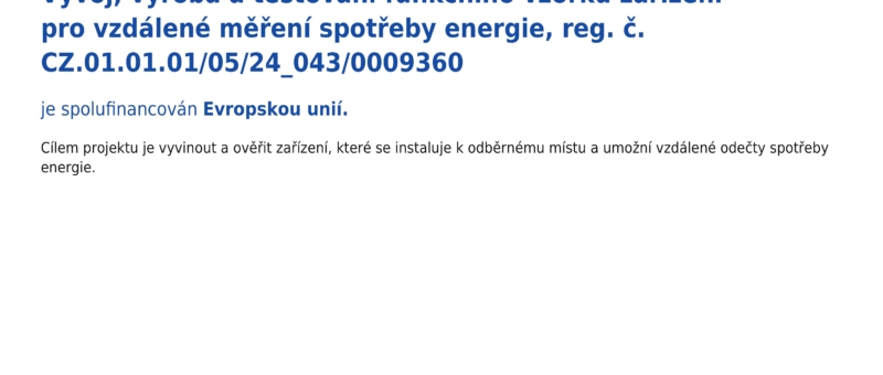 Zlaté jablko je součástí energetického projektu