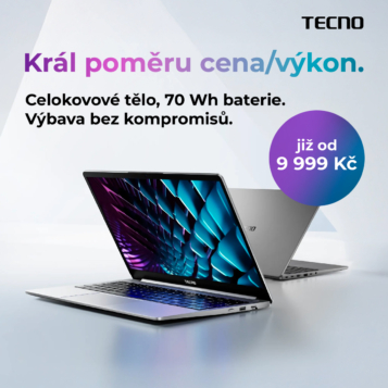 Tecno MEGABOOK: Prémiový notebook do 13 000 Kč