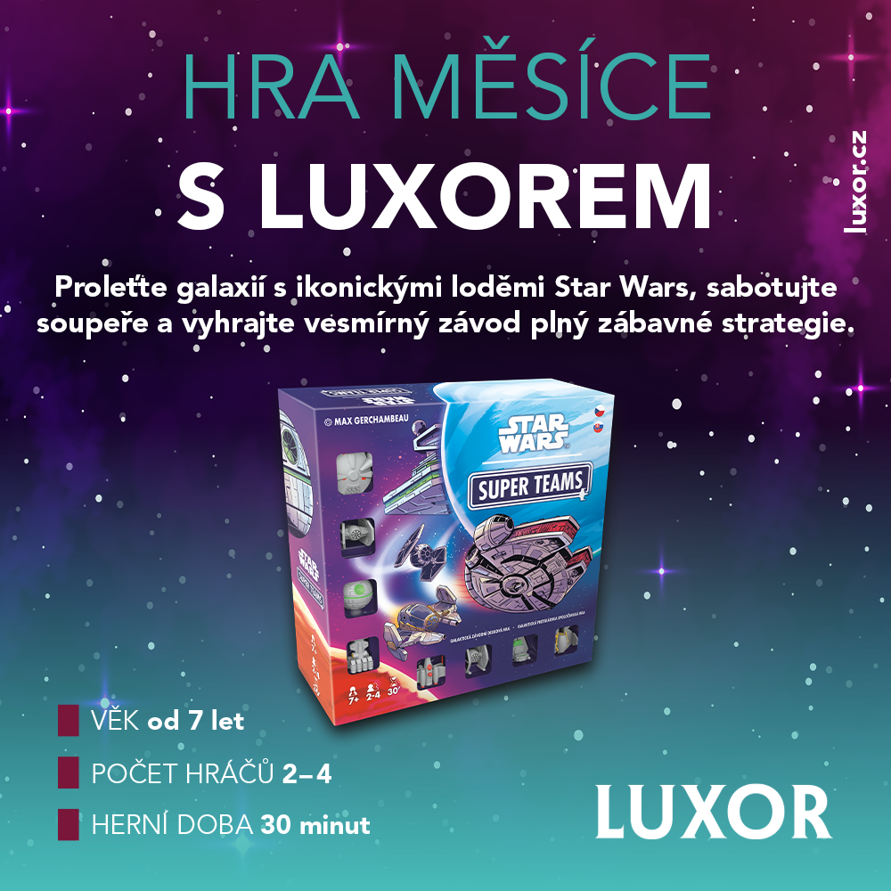 Hra měsíce s Luxorem – „Star Wars: Super Teams“