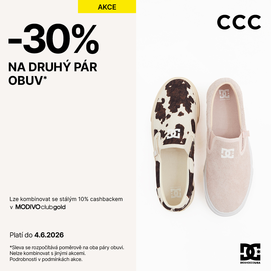 DRUHÝ PÁR OBUVI SE SLEVOU –30 %!