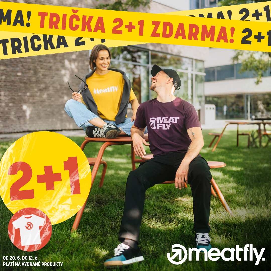 MEATFLY trička 2+1 zdarma!