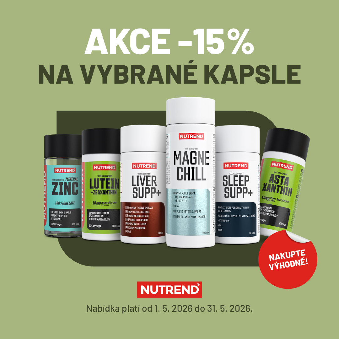 AKCE -15% na vybrané kapsle v NUTREND!