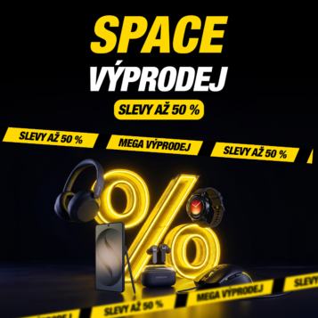 SPACE VÝPRODEJ JEDE PRÁVĚ TEĎ!