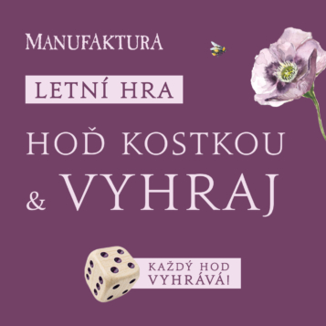 Letní hra v prodejně MANUFAKTURA