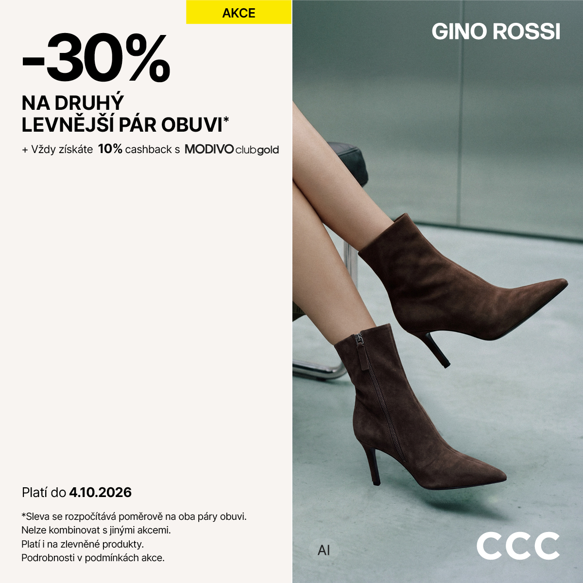 -30% NA DRUHÝ LEVNĚJŠÍ PÁR OBUVI!