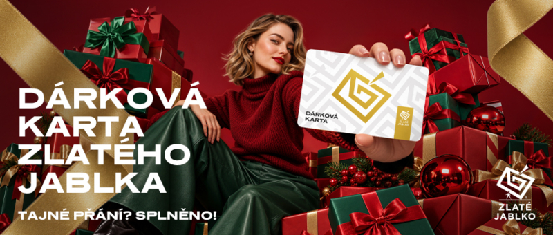 Vánoční tip – dárková karta Zlatého jablka!